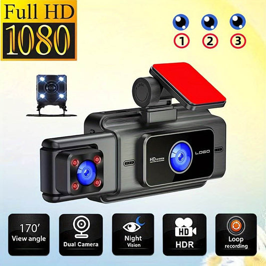 3-Channel 4K + 1080P Dashcam โ Ultimate Driving Protection - Autoxmatch