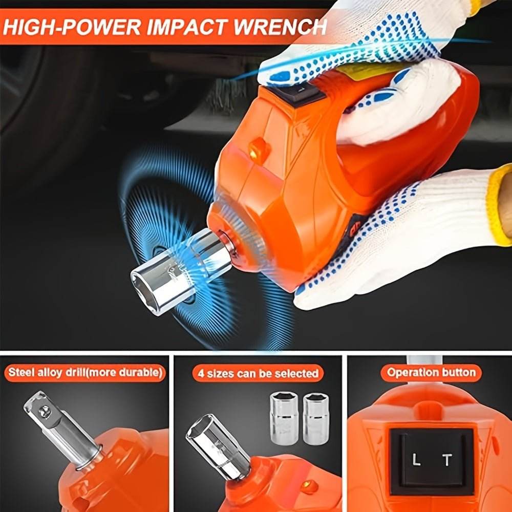 5 Ton Electric Car Jack Kit - 12V DC 3-In-1 Hydraulic Lift - Autoxmatch
