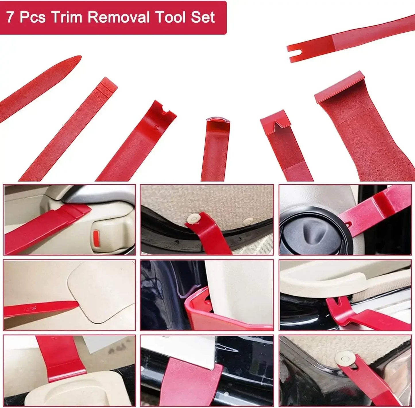 7-piece trim removal tool set