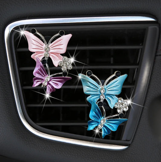 Air Freshener Butterfly Car-styling Car Perfume Natural Smell - Autoxmatch