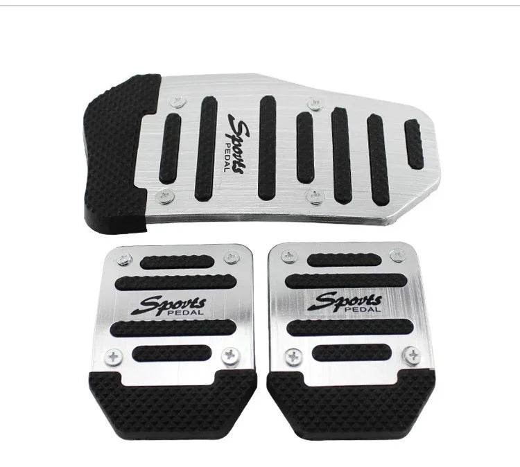 Aluminum Car non-slip Pedal Cover Set Automatic & Manual - Autoxmatch