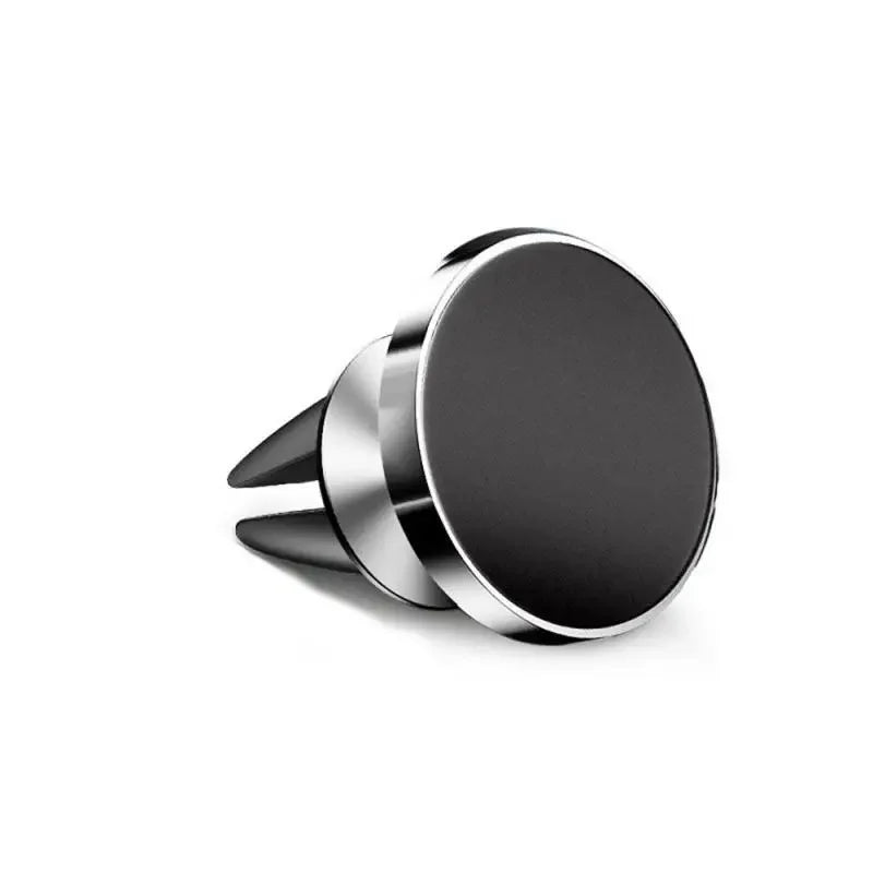 Black and silver car mount holder on a white background