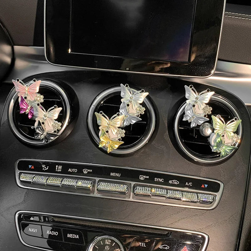 Air Freshener Butterfly Car-styling Car Perfume Natural Smell - Autoxmatch