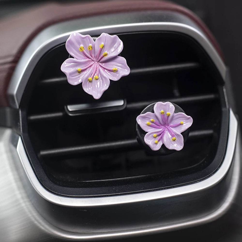 Car Beach Decoration Flower Perfume Clips Air Outlet Freshener - Autoxmatch