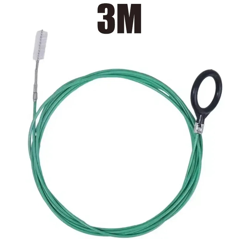 Car windshield wiper blade with a cleaning tool on a car window 3 m