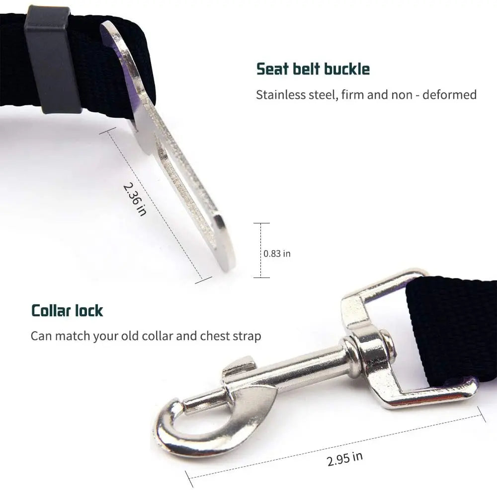 Adjustable Pet Cat Dog Car Seat Belt - Autoxmatch