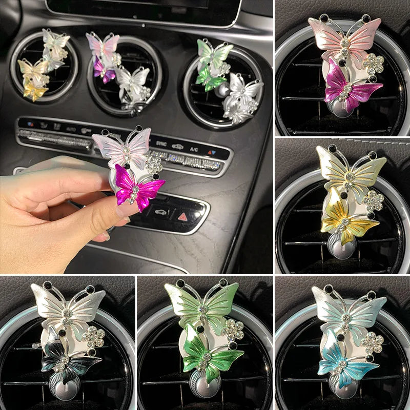 Air Freshener Butterfly Car-styling Car Perfume Natural Smell - Autoxmatch