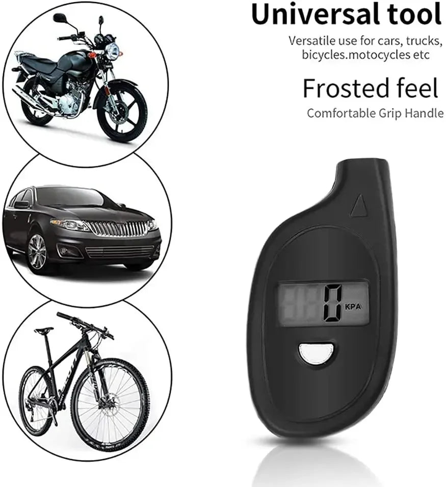 Digital tire pressure meter