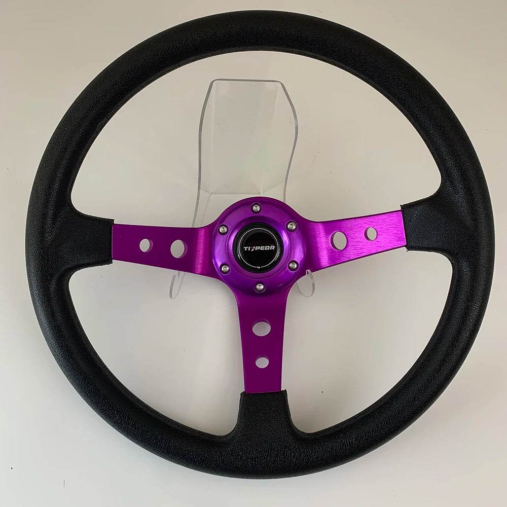 Universal Cars Racing Steering Wheel, 14 inch - Autoxmatch