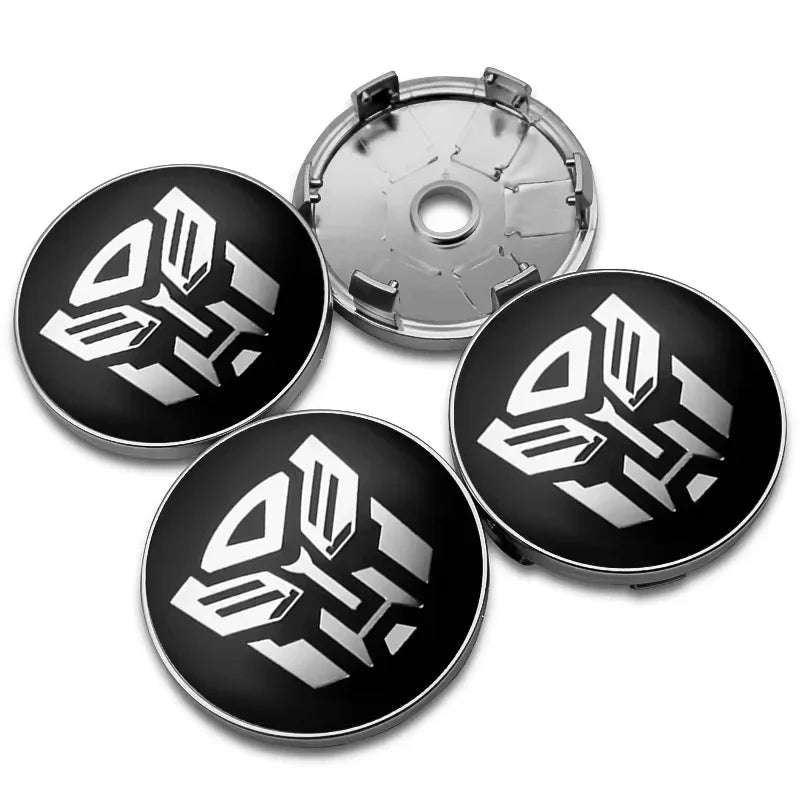 Universal Autobot Transformers Emblem Wheel Center Hub Caps - Autoxmatch