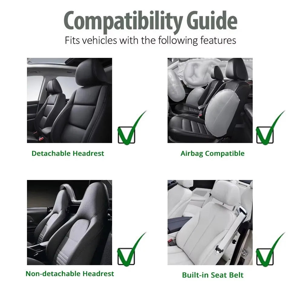 Neoprene material prevents seat damage unlike cheaper covers.