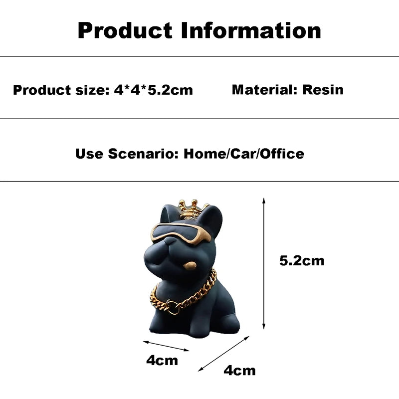 Trendy Resin Bully Dog Car Interior Decoration - Autoxmatch