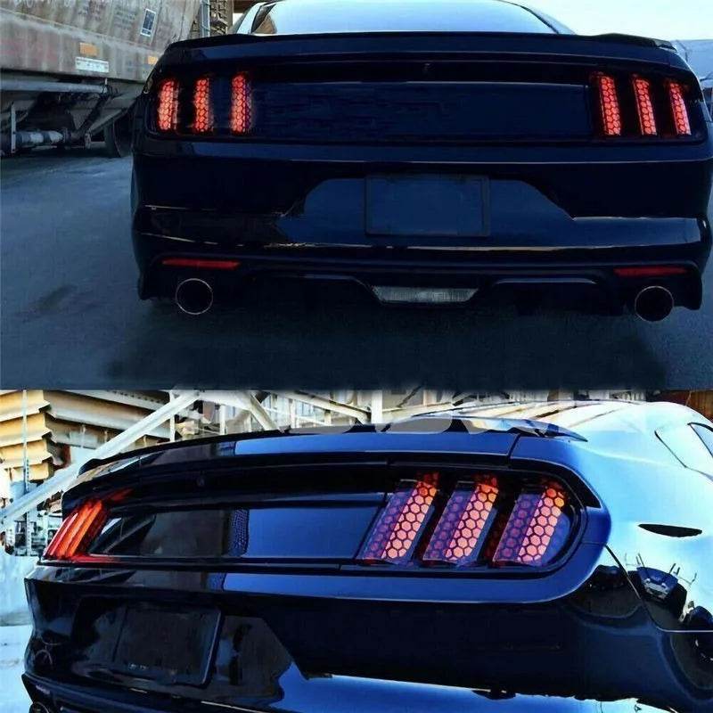 Car Honeycomb Sticker DIY Auto Rear Tail Light Headlight - Autoxmatch