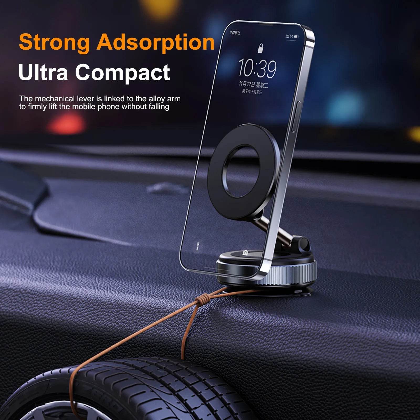 Strong Adjustable Vacuum Mount Phone Holder - Autoxmatch