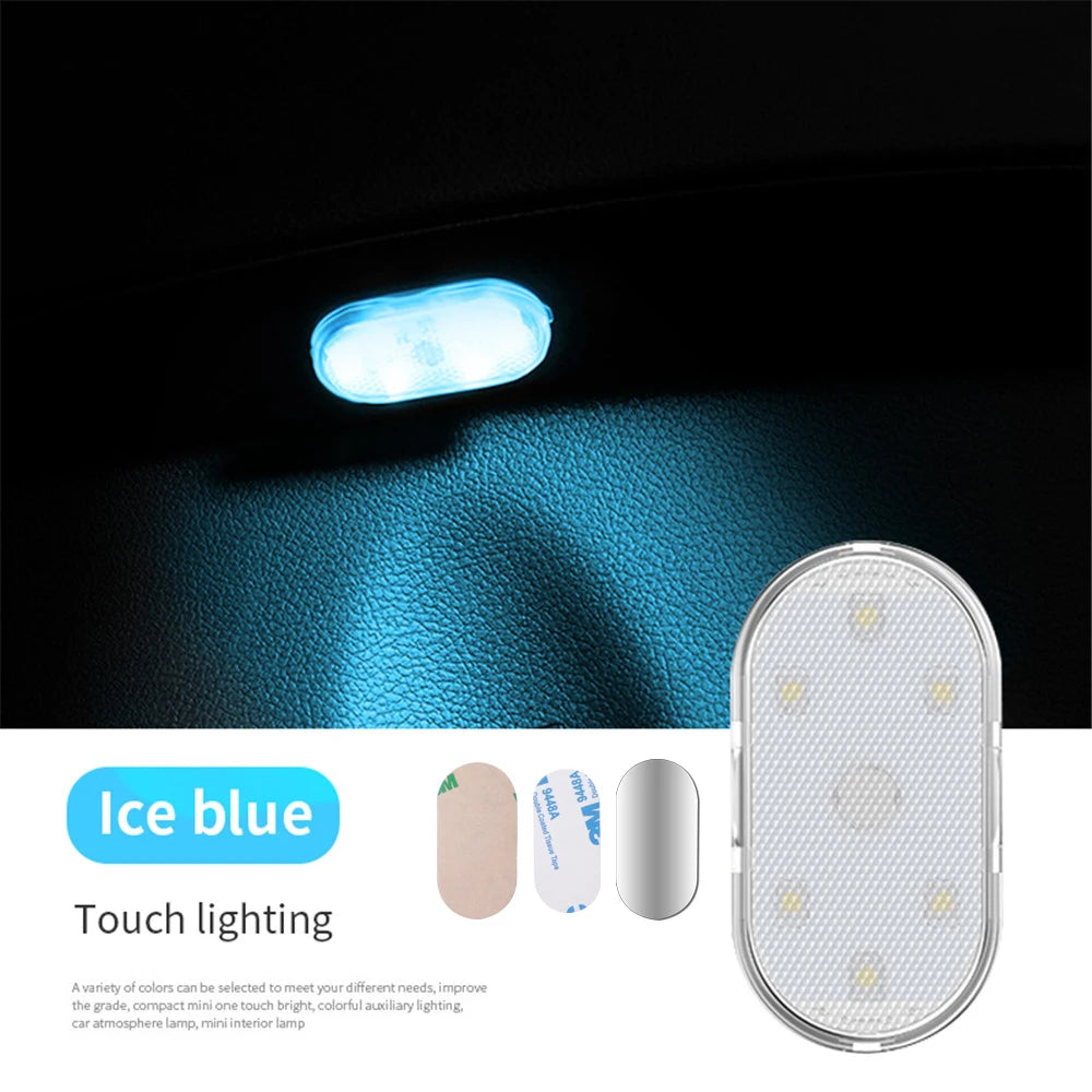 Stylish RGB roof light enhancing car cabin ambiance