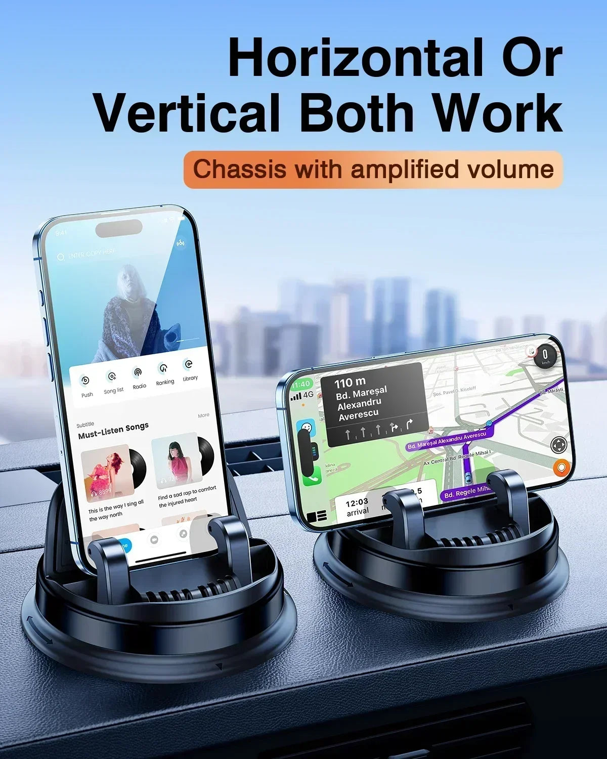 360° Rotatable Non-Slip Car Phone Holder - Autoxmatch