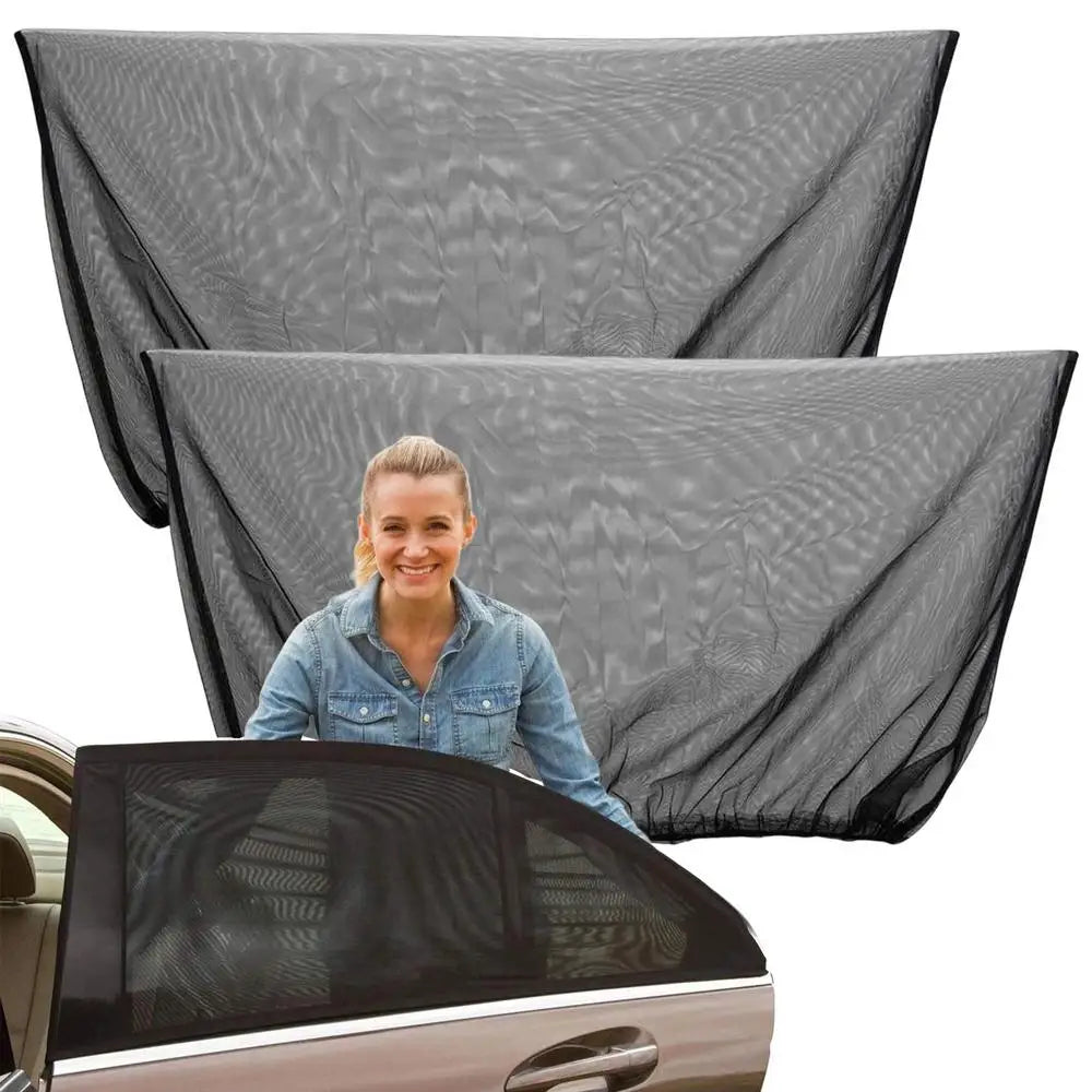 Universal Car Sunshade Mesh Curtain