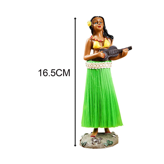 Vintage Hawaiian Dancing Girl Car Beach Interior Decoration