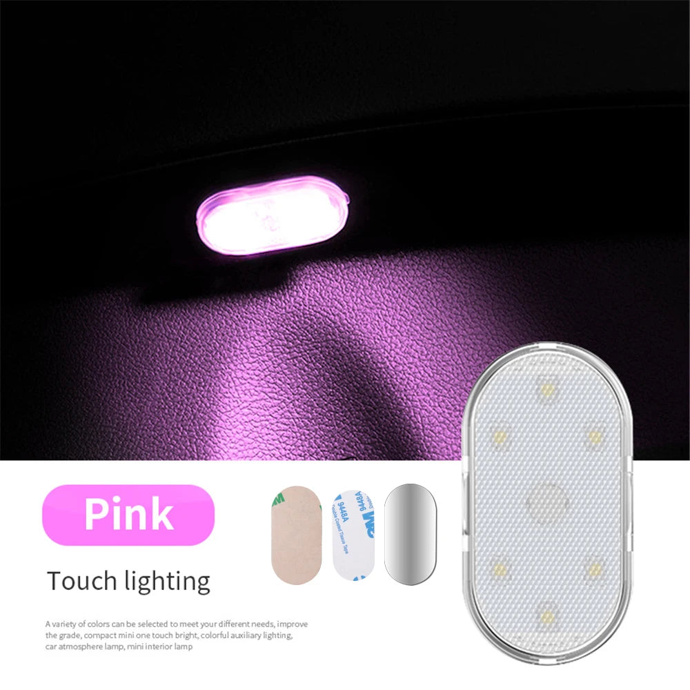 Wireless interior lighting for cars with color changing feature