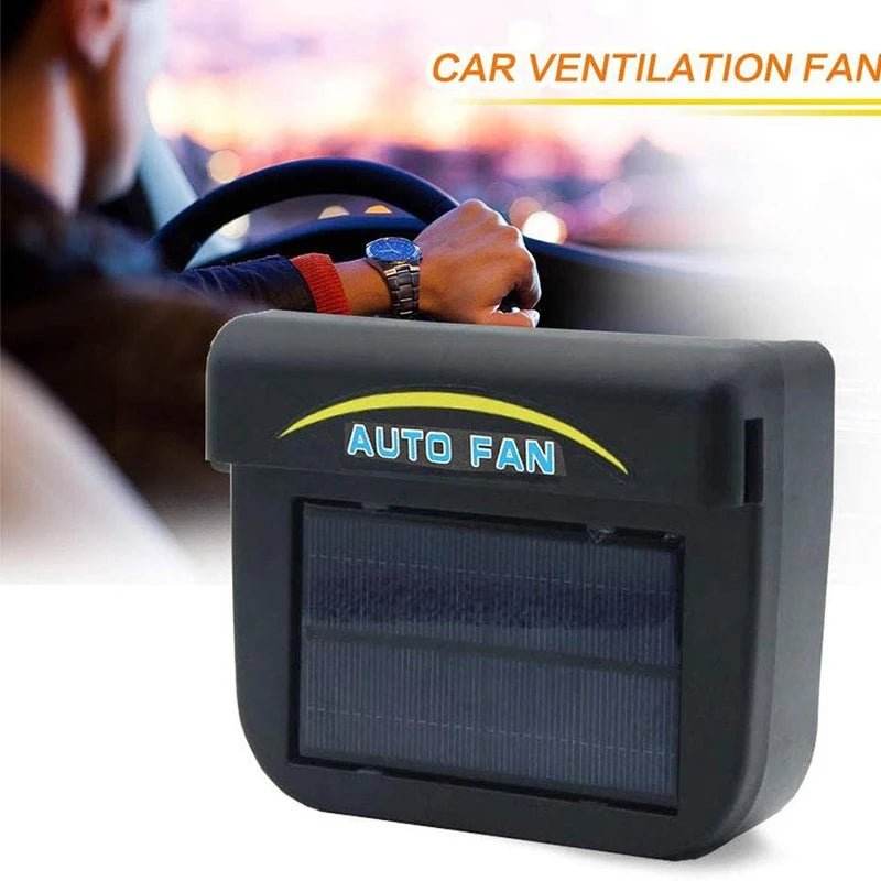 Car Solar Powered Portable Window Fan - Autoxmatch