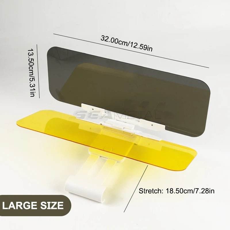 Car Sun Visor Anti Glare & Anti - Dazzle Day and Night Dual Sun Shade - Autoxmatch
