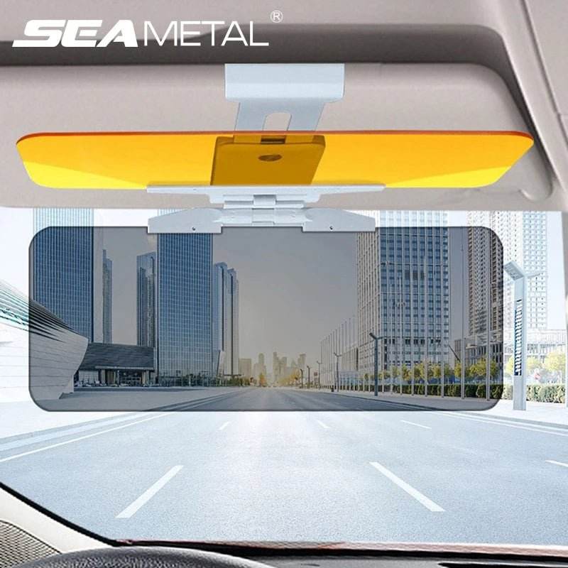 Car Sun Visor Anti Glare & Anti - Dazzle Day and Night Dual Sun Shade - Autoxmatch