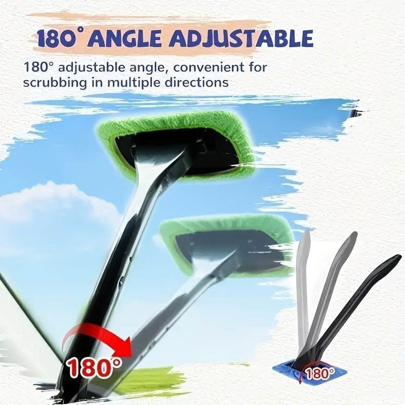 Ergonomic Long-Handle Car Windshield Cleaner - Autoxmatch