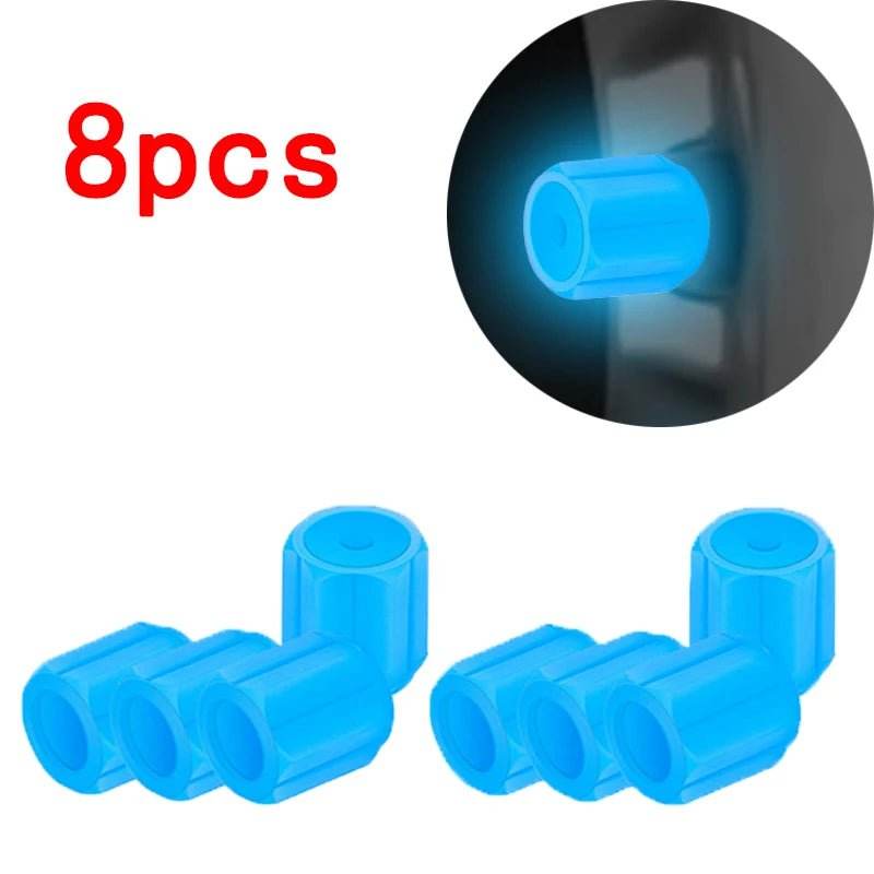 Luminous Tire Valve Caps – Glow-in-the-Dark - Autoxmatch