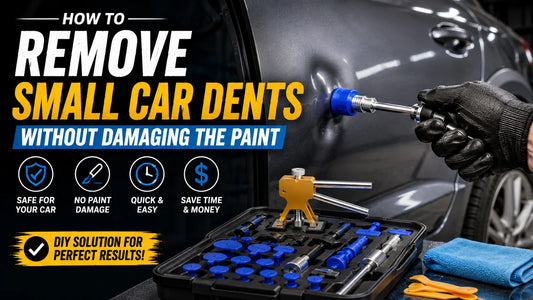 How to Remove Small Car Dents Without Damaging the Paint