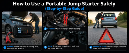 How to Use a Portable Jump Starter Safely 