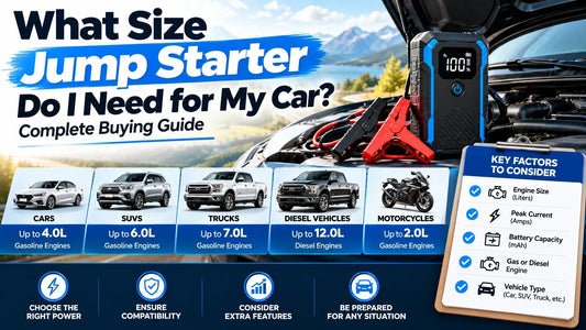 What Size Jump Starter Do I Need for My Car? Complete Buying Guide