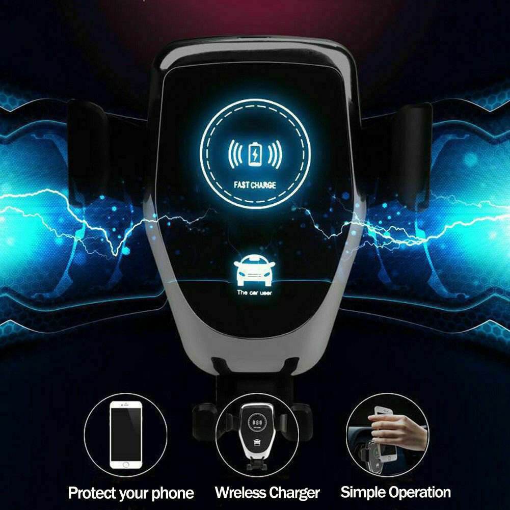 Wireless Fast Car Charger Mount – Automatic Clamping, Charging Holder & Stand - Autoxmatch