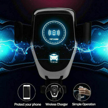 Wireless Fast Car Charger Mount – Automatic Clamping, Charging Holder & Stand - Autoxmatch