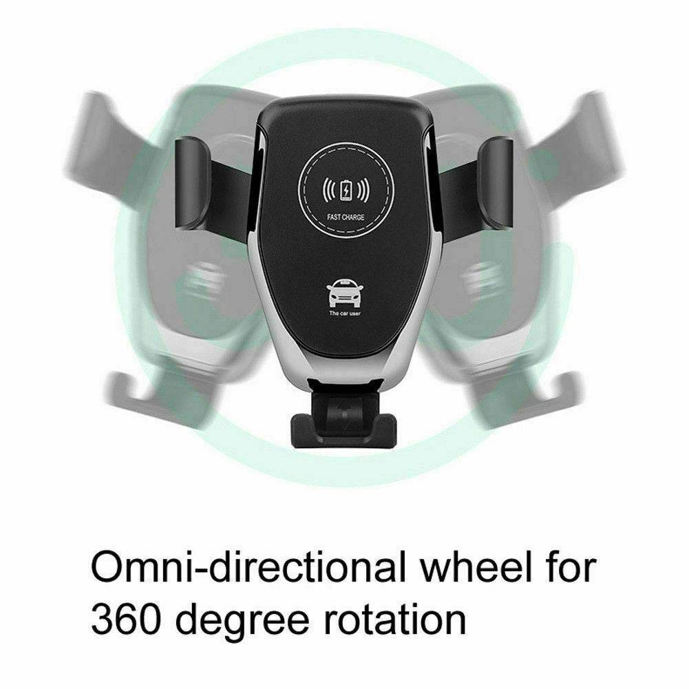 Wireless Fast Car Charger Mount – Automatic Clamping, Charging Holder & Stand - Autoxmatch