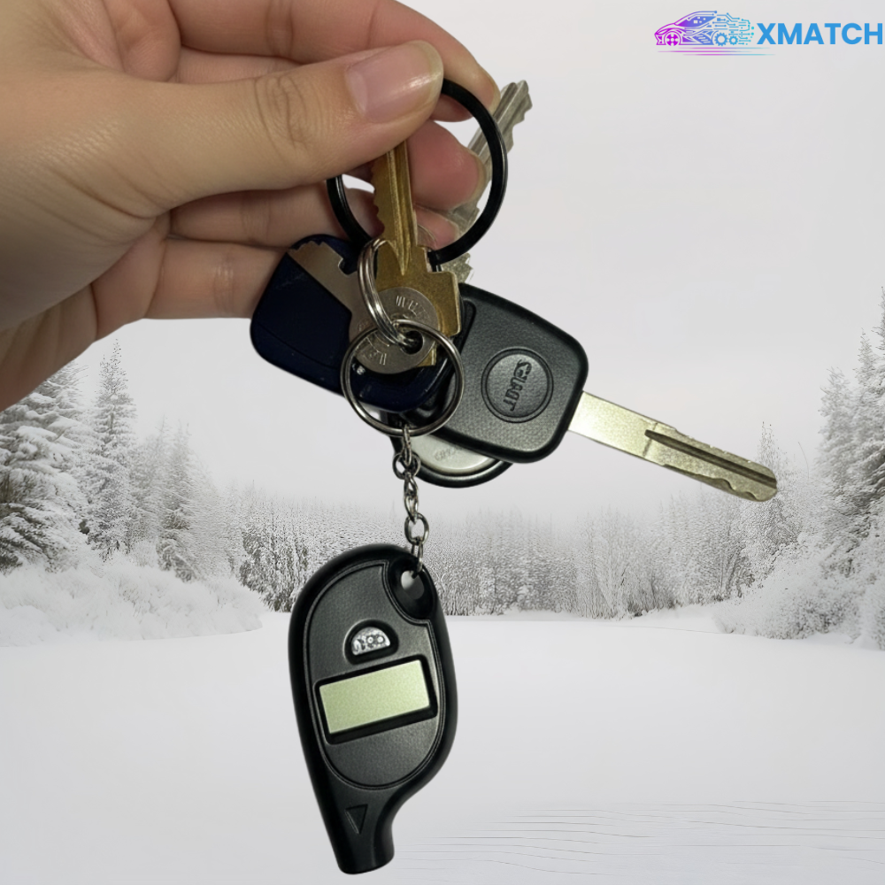 Mini Digital Tire Pressure Gauge Keychain
