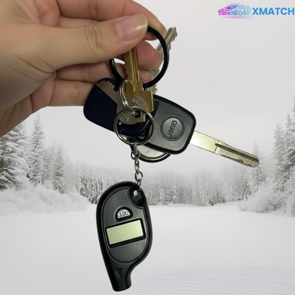 Mini Digital Tire Pressure Gauge Keychain