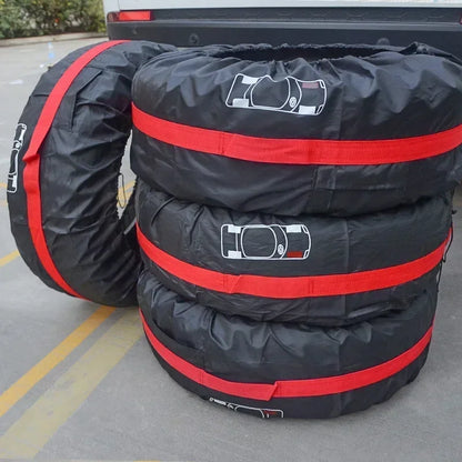 4PCS Universal Car Spare Tire Covers