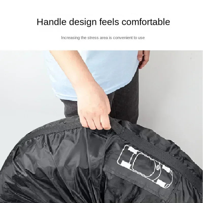 4PCS Universal Car Spare Tire Covers handle design feels comfortable