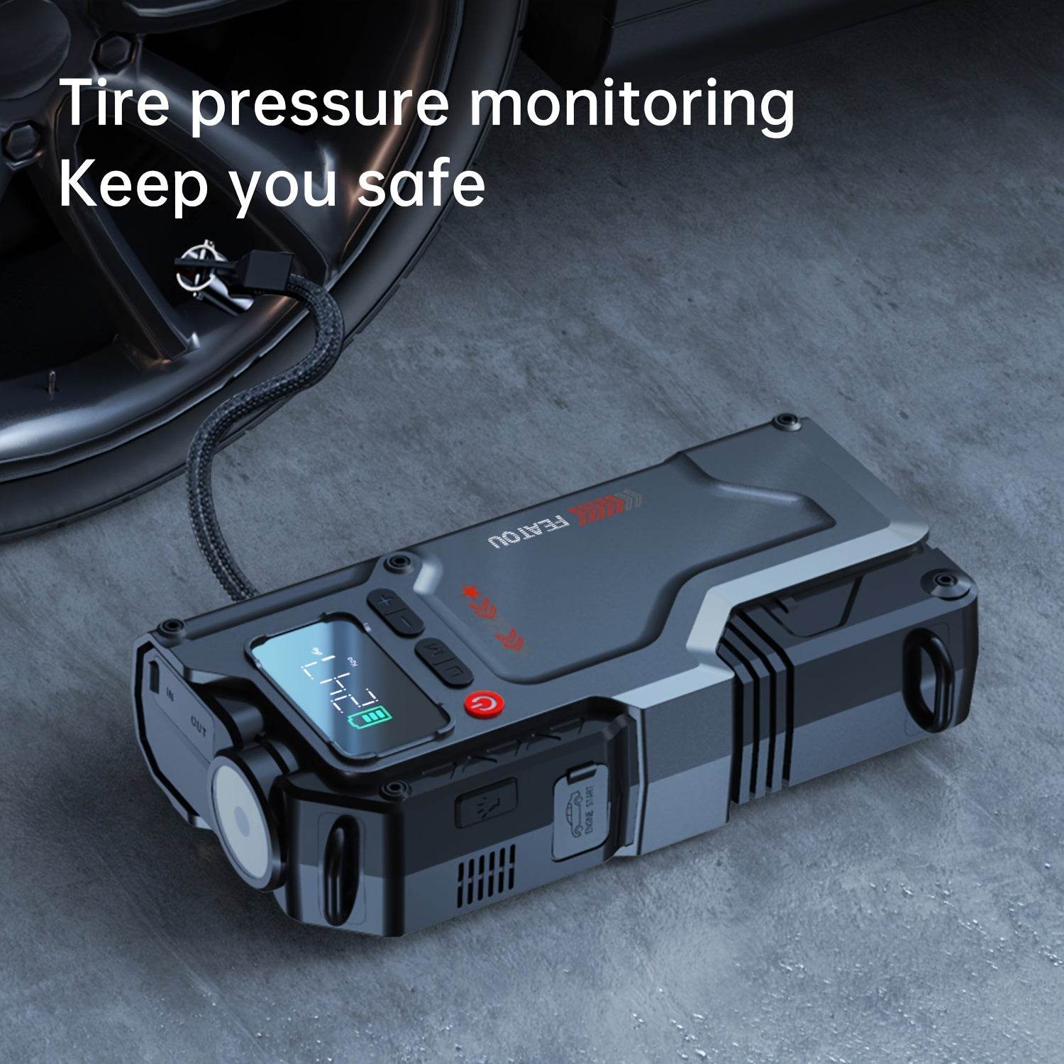 5-in-1 Jump Starter - Tire Inflator - Autoxmatch