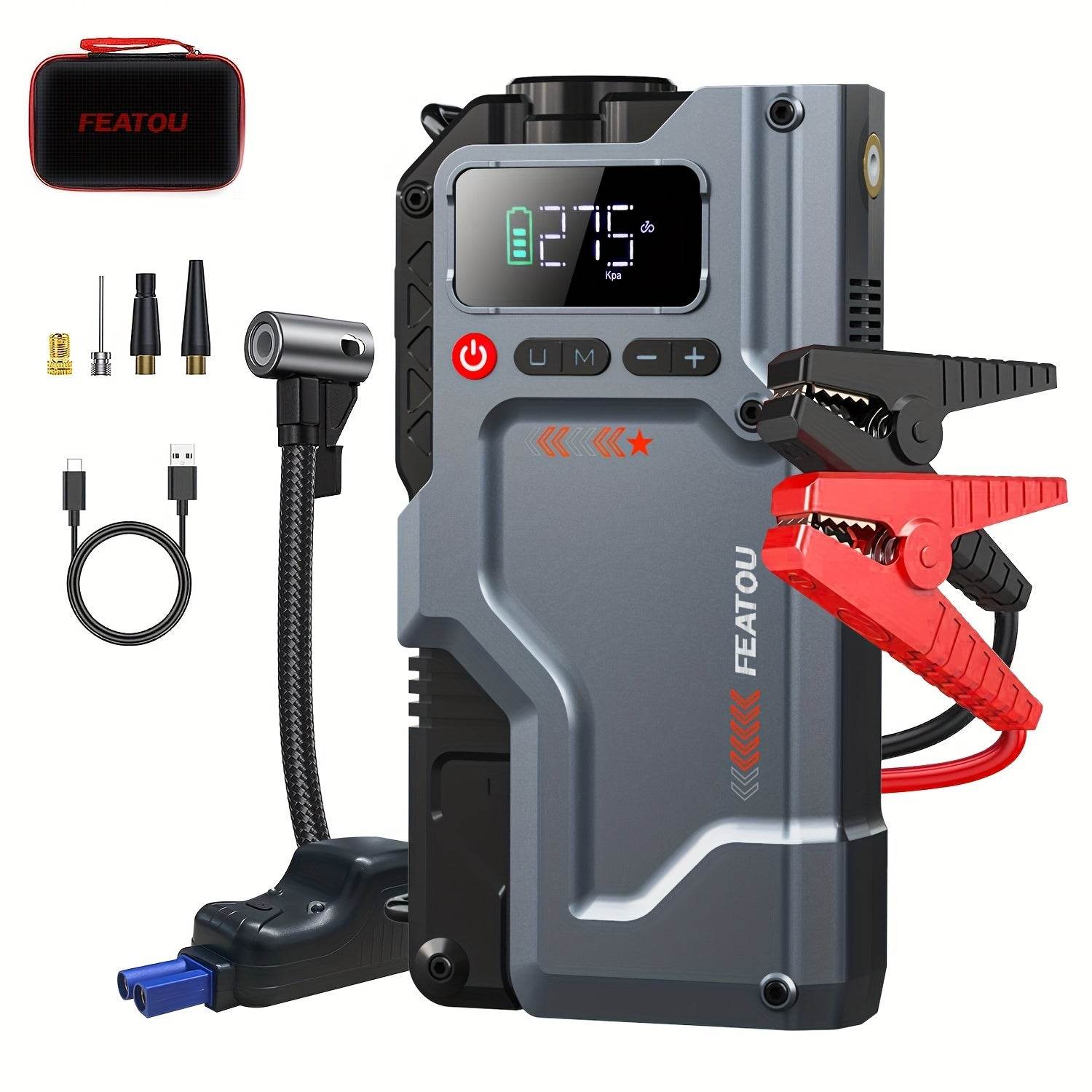 5-in-1 Jump Starter - Tire Inflator - Autoxmatch