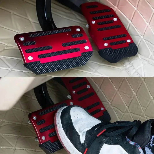 Aluminum Car non-slip Pedal Cover Set Automatic & Manual - Autoxmatch