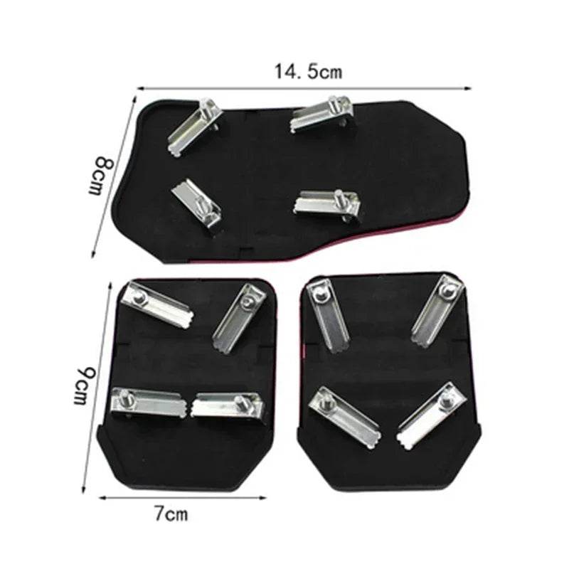 Aluminum Car non-slip Pedal Cover Set Automatic & Manual - Autoxmatch