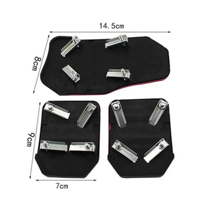 Aluminum Car non-slip Pedal Cover Set Automatic & Manual - Autoxmatch