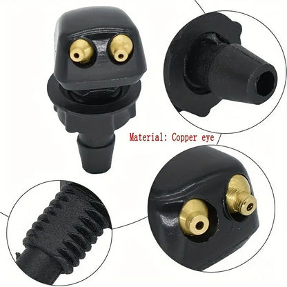 Automotive Dual-Hole Windshield Washer Nozzle - Autoxmatch