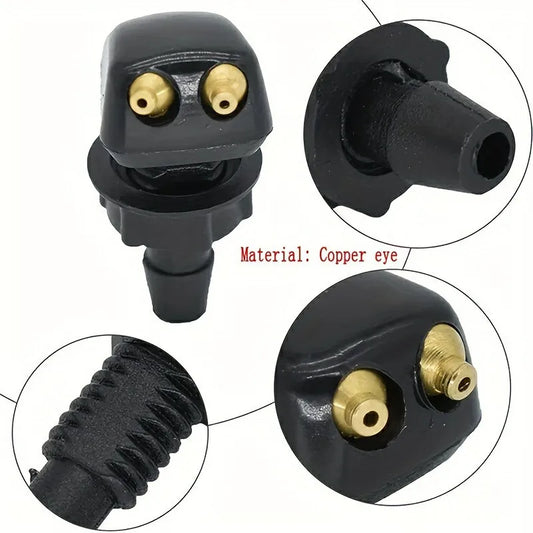 Automotive Dual-Hole Windshield Washer Nozzle - Autoxmatch