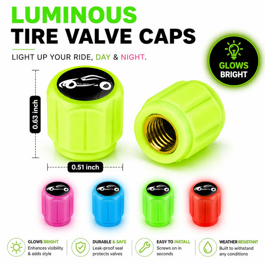 Luminous Tire Valve Caps