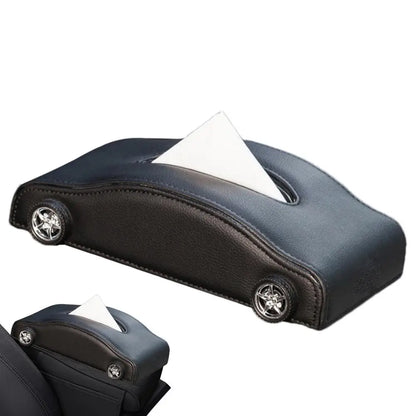 Black car tissue holder 