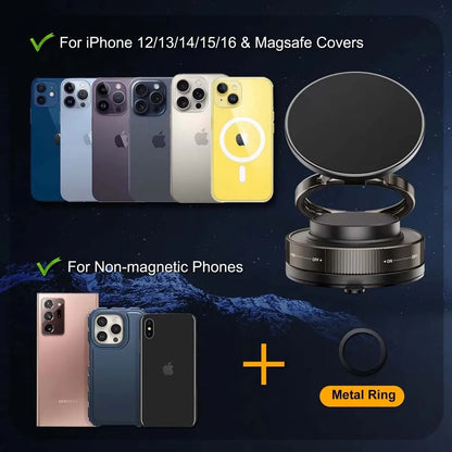 Car Phone Mount with Twist Lock Design Super Strong Suction - Autoxmatch