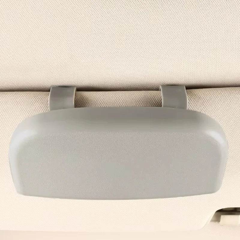 Car Portable Glasses Box Sun Visor Holders Grey