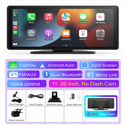 Portable Wireless CarPlay and Android Auto 4k Screen - Autoxmatch